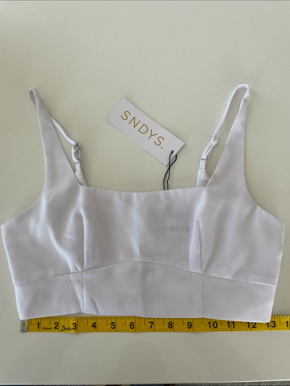NWT SNDYS Zanita White Crop Top Tank | 4 - Picture 8 of 15